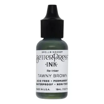 SPELLBINDERS SPELLBINDERS BETTERPRESS TAWNY BROWN RE-INKER