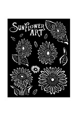 STAMPERIA STAMPERIA SUNFLOWER ART SUNFLOWERS 20x25cm STENCIL