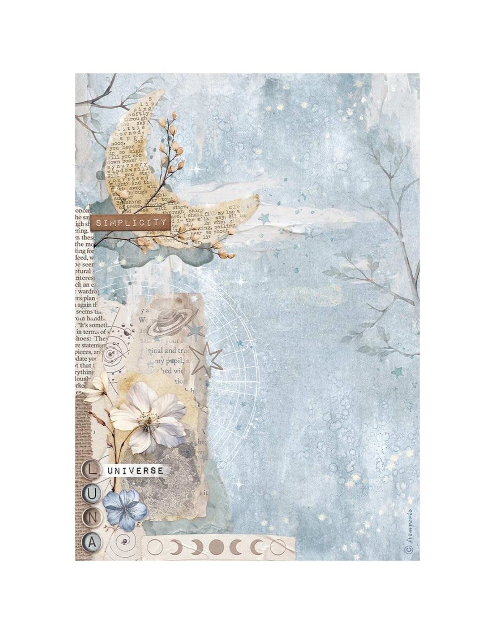 STAMPERIA STAMPERIA VICKY PAPAIOANNOU CREATE HAPPINESS SECRET DIARY ASSORTED A4 RICE PAPER DECOUPAGE 21X29.7CM 6/PK