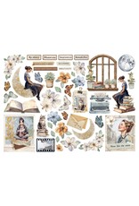 STAMPERIA STAMPERIA VICKY PAPAIOANNOU CREATE HAPPINESS SECRET DIARY CHIPBOARD DIE CUTS