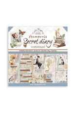 STAMPERIA STAMPERIA VICKY PAPAIOANNOU CREATE HAPPINESS SECRET DIARY 12X12 COLLECTION PACK 10 SHEETS