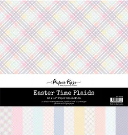 PAPER ROSE PAPER ROSE EASTER TIME PLAIDS 12x12 PAPER COLLECTION