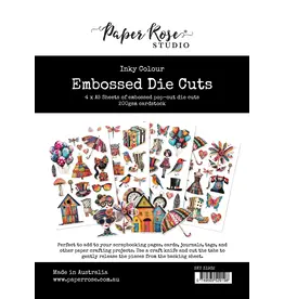 PAPER ROSE PAPER ROSE STUDIO INKY COLOUR EMBOSSED DIE CUTS