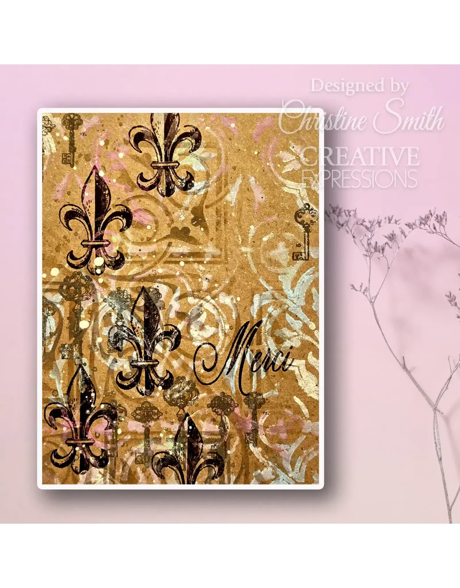 CREATIVE EXPRESSIONS CREATIVE EXPRESSIONS TAYLOR MADE JOURNALS CHATEAU LIFE 6x8 CLEAR STAMP SET
