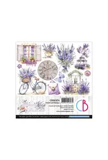 CIAO BELLA CIAO BELLA MORNING IN PROVENCE 6x6 FUSSY CUT PAPER PAD 24 SHEETS