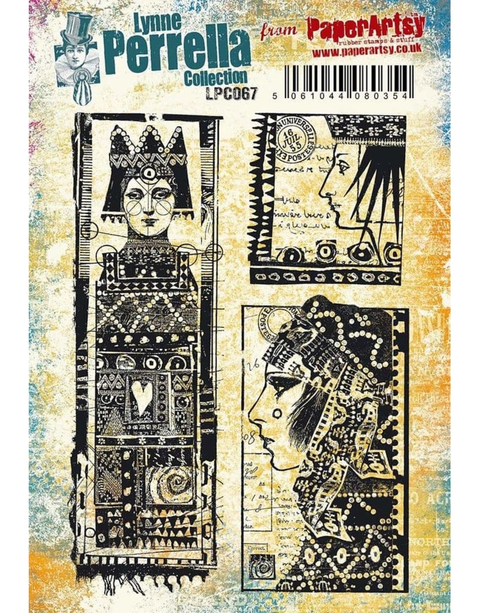 PAPER ARTSY PAPER ARTSY LYNNE PERRELLA COLLECTION LPC067 CLING STAMP SET