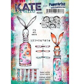 PAPER ARTSY PAPER ARTSY KATE CRANE KC001 CLING STAMP SET