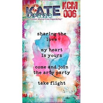 PAPER ARTSY PAPER ARTSY KATE CRANE KCM006 MINI CLING STAMP