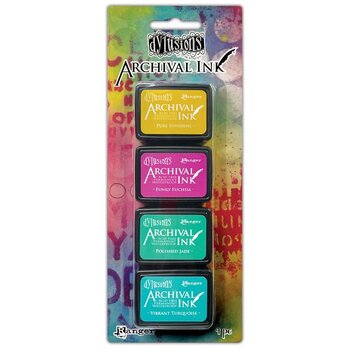 RANGER DYLUSIONS ARCHIVAL MINI INK PAD KIT #3