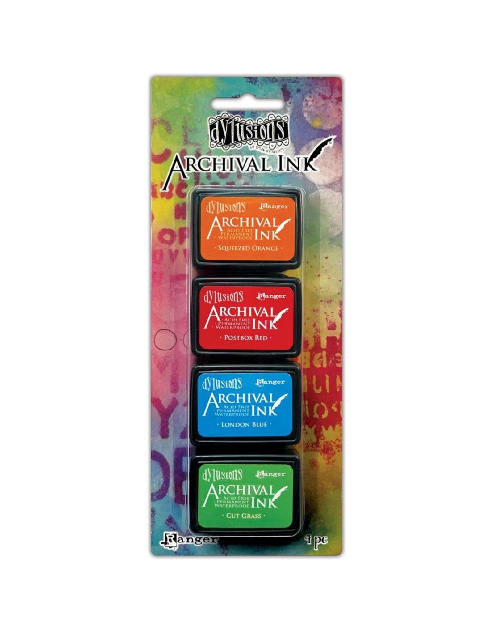 RANGER DYLUSIONS ARCHIVAL MINI INK PAD KIT #2