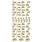 ECSTASY CRAFTS ECSTASY CRAFTS C'EST UN FILLE GOLD PEEL OFF STICKERS