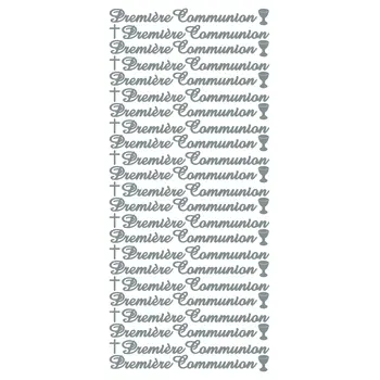 ECSTASY CRAFTS ECSTASY CRAFTS PREMIÈRE COMMUNION SILVER PEEL OFF STICKERS