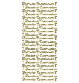 ECSTASY CRAFTS ECSTASY CRAFTS PREMIÈRE COMMUNION GOLD PEEL OFF STICKERS