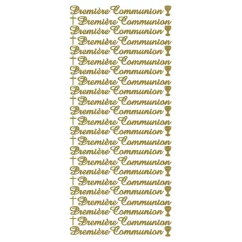 ECSTASY CRAFTS ECSTASY CRAFTS PREMIÈRE COMMUNION GOLD PEEL OFF STICKERS