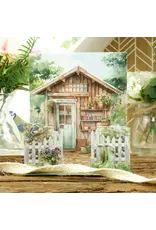 HUNKYDORY CRAFTS LTD. HUNKYDORY POP-UP STEPPER CARD - THE GARDEN SHED