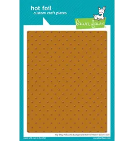 LAWN FAWN LAWN FAWN ITSY BITSY POLKA DOT BACKGROUND HOT FOIL PLATE