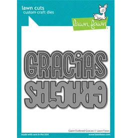 LAWN FAWN LAWN FAWN GIANT OUTLINED GRACIAS DIE SET