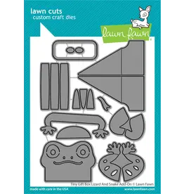 LAWN FAWN LAWN FAWN TINY GIFT BOX LIZARD AND SNAKE ADD-ON DIE SET