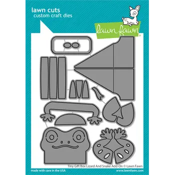 LAWN FAWN LAWN FAWN TINY GIFT BOX LIZARD AND SNAKE ADD-ON DIE SET
