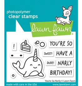 LAWN FAWN LAWN FAWN YOU'RE SO NARLY CLEAR STAMP SET