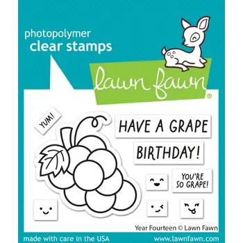 LAWN FAWN LAWN FAWN YEAR FOURTEEN CLEAR STAMP SET