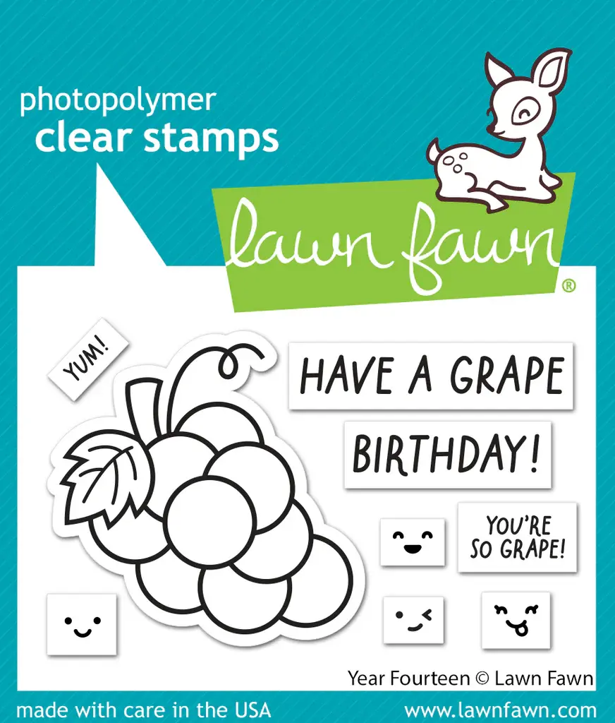LAWN FAWN LAWN FAWN YEAR FOURTEEN CLEAR STAMP SET