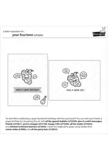 LAWN FAWN LAWN FAWN YEAR FOURTEEN CLEAR STAMP SET