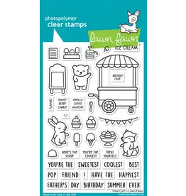LAWN FAWN LAWN FAWN TREAT CART CLEAR STAMP SET