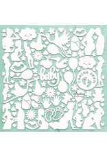 MINTAY MINTAY CHIPPIES - DECOR BABY SHOWER 12x12 CHIPBOARD