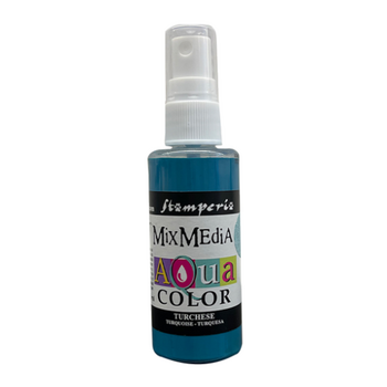 STAMPERIA STAMPERIA MIX MEDIA TURQUOISE AQUA COLOR 60 ml