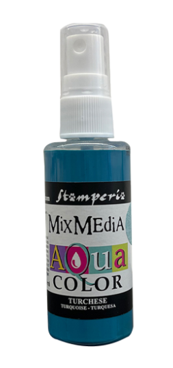 STAMPERIA STAMPERIA MIX MEDIA TURQUOISE AQUA COLOR 60 ml
