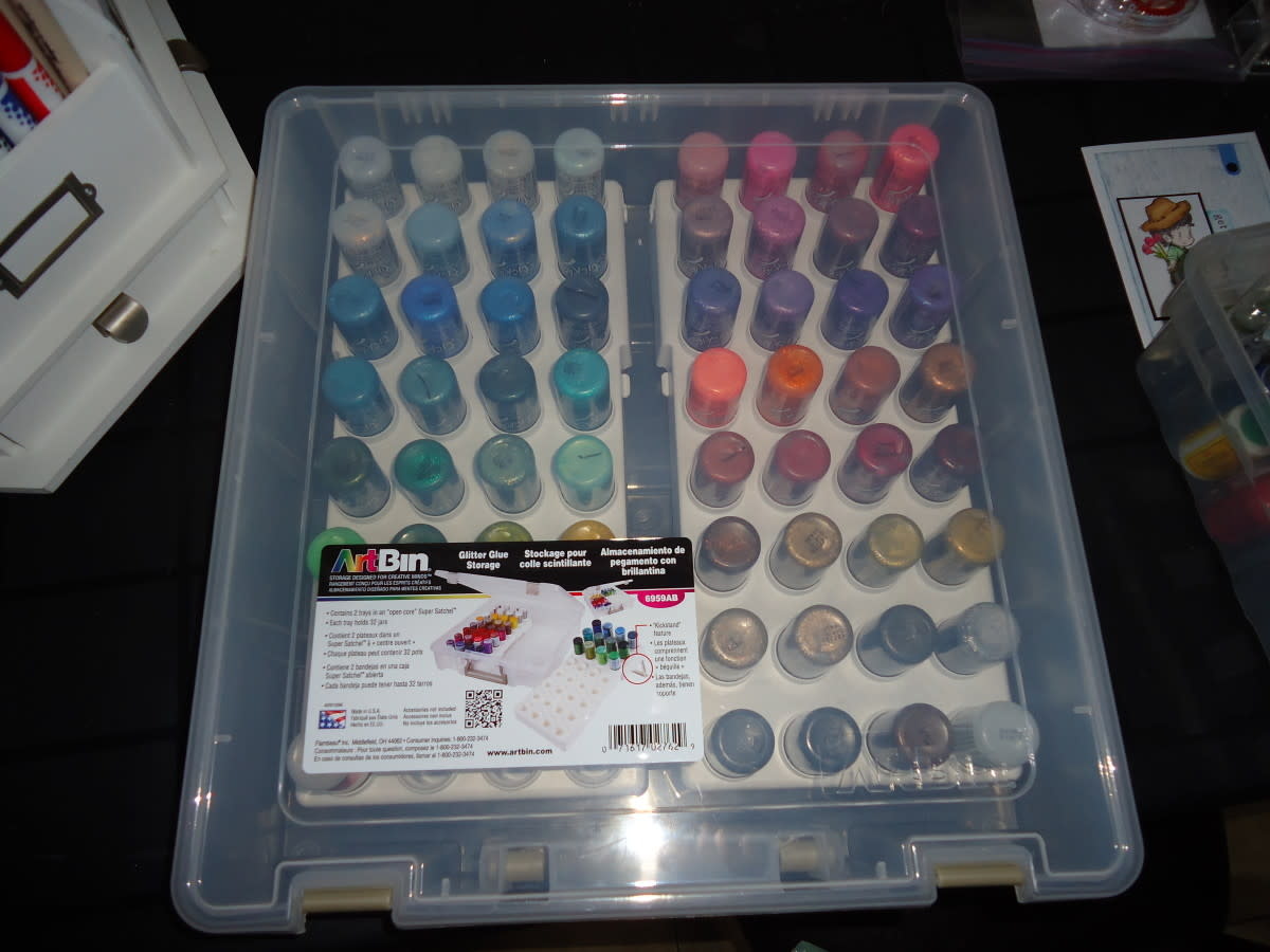 ARTBIN ARTBIN ORGANIZATIONAL BINS GLITTER GLUE STORAGE