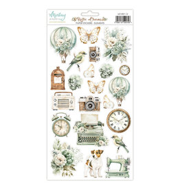 MINTAY MINTAY RUSTIC CHARMS 6x12 PAPER STICKERS - ELEMENTS