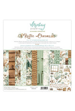 MINTAY MINTAY RUSTIC CHARMS 12x12 COLLECTION PACK 12 SHEETS + BONUS CUTOUTS