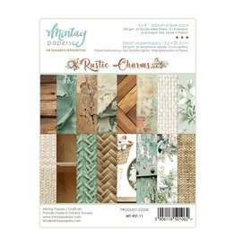 MINTAY MINTAY RUSTIC CHARMS 6x8 ADD-ON PAPER PAD 24 SHEETS
