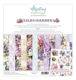 MINTAY MINTAY LILAC GARDEN 12x12 COLLECTION PACK 12 SHEETS + BONUS CUTOUTS