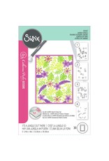 SIZZIX SIZZIX CATHERINE POOLER DESIGNS IT'S A JUNGLE OUT THERE A6 LAYERED STENCIL SET 4/PK