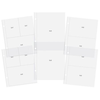 SIMPLE STORIES SIMPLE STORIES SN@P! 6X8 MULTI PACK POCKET PAGE REFILLS 12/PK