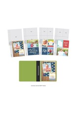 SIMPLE STORIES SIMPLE STORIES SN@P! FLIPBOOK POCKET PAGES REFILLS 6X8 ASSORTED POCKETS 10/PK