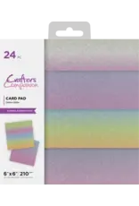 CRAFTERS COMPANION CRAFTERS COMPANION OMBRÉ GLITTER 6x6 CARD PAD