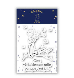 LOVE IN THE MOON LE PETIT PRINCE LOVE IN THE MOON UTILE PUISQUE C'EST JOLI CLEAR STAMP SET