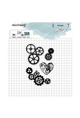 DIY & CIE DIY & CIE ROUAGES CLEAR STAMP SET