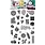 STUDIOLIGHT STUDIOLIGHT ART BY MARLENE SIGNATURE COLLECTION JOURNALING DECO CLING STAMP SET