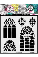 STUDIOLIGHT STUDIOLIGHT ART BY MARLENE SIGNATURE COLLECTION WINDOW 8x8 MASKS STENCIL