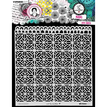 STUDIOLIGHT STUDIOLIGHT ART BY MARLENE SIGNATURE COLLECTION DECO SCREEN 8x8 MASKS STENCIL