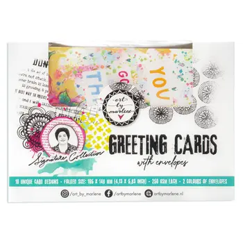 STUDIOLIGHT STUDIOLIGHT ART BY MARLENE SIGNATURE COLLECTION GREETING CARDS WITH ENVELOPES 10 UNIQUE DESIGNS