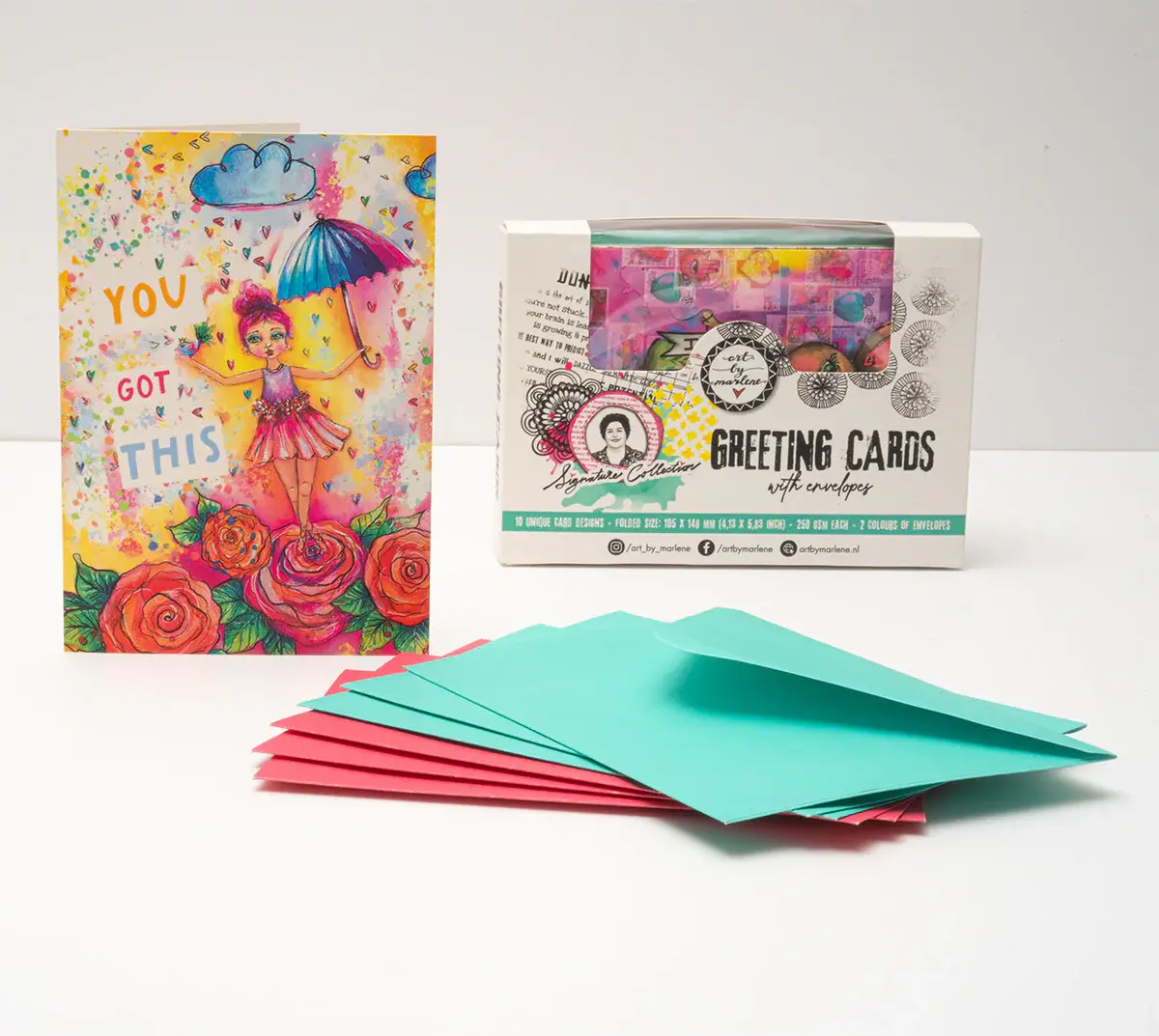 STUDIOLIGHT STUDIOLIGHT ART BY MARLENE SIGNATURE COLLECTION GREETING CARDS WITH ENVELOPES 10 UNIQUE DESIGNS