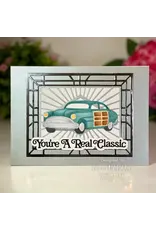 CREATIVE EXPRESSIONS CREATIVE EXPRESSIONS SUE WILSON MINI SHADOWED SENTIMENTS - YOU'RE A REAL CLASSIC DIE SET
