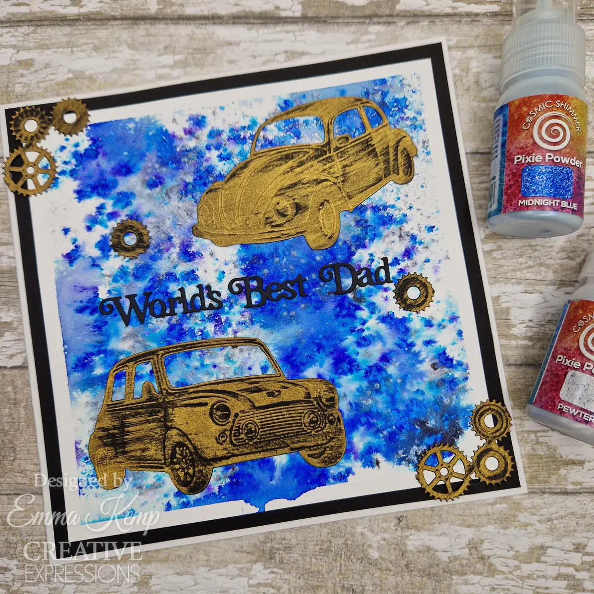 CREATIVE EXPRESSIONS CREATIVE EXPRESSIONS SUE WILSON MINI SHADOWED SENTIMENTS - WORLD'S BEST DAD DIE SET