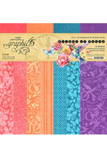 GRAPHIC 45 GRAPHIC 45 FLIGHT OF FANCY COLLECTION 12x12 PATTERNS & SOLIDS PACK 16 SHEETS